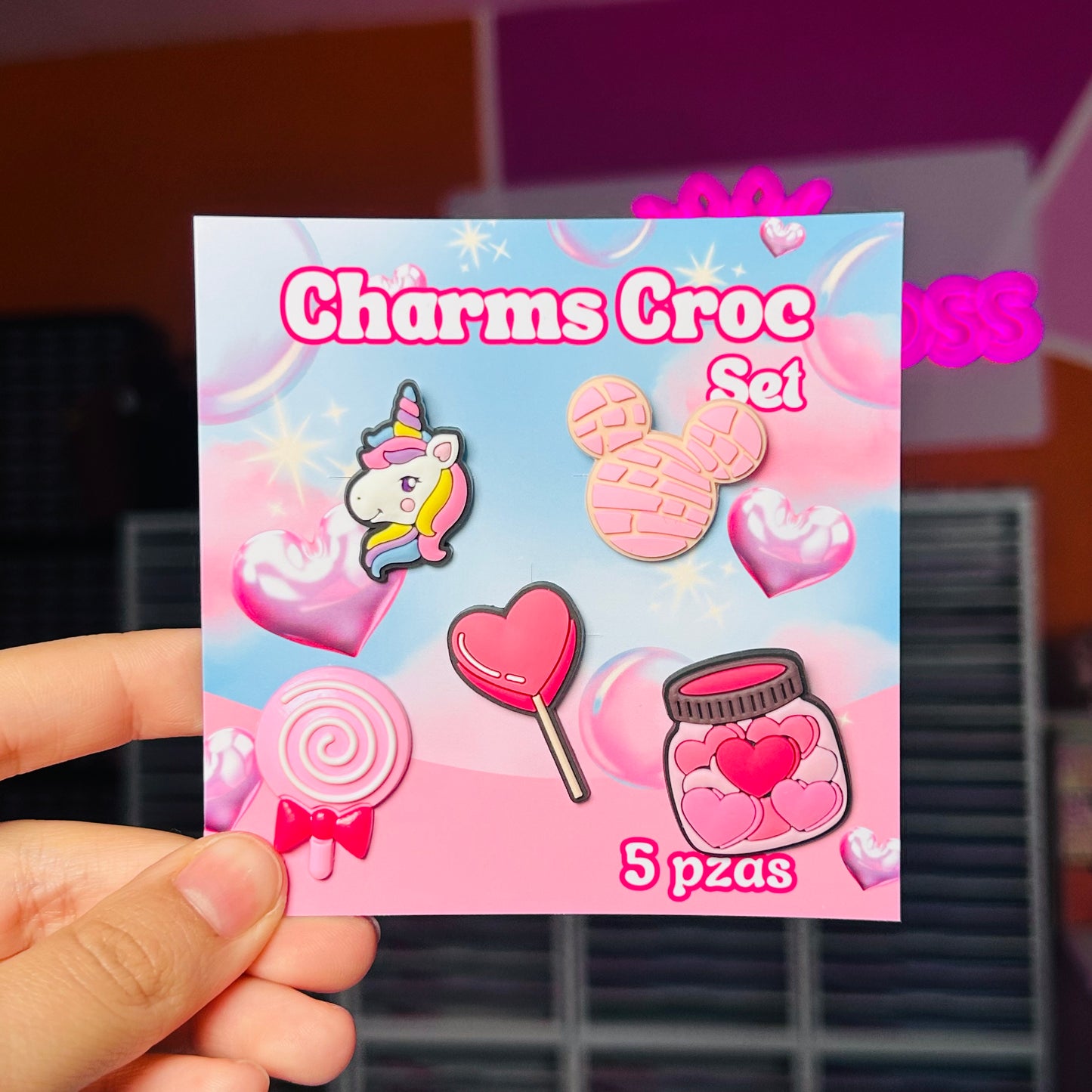 Set Charm Croc 12