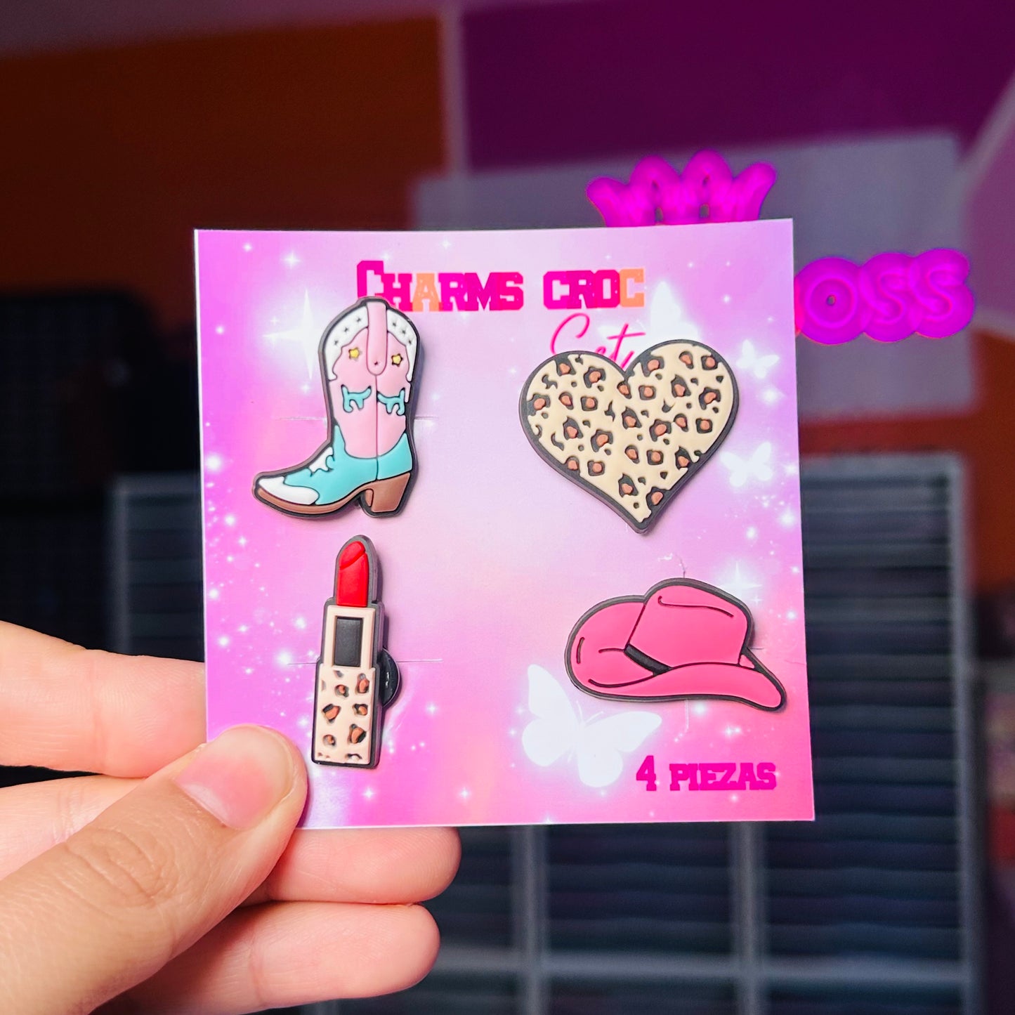 Set Charm Croc 10