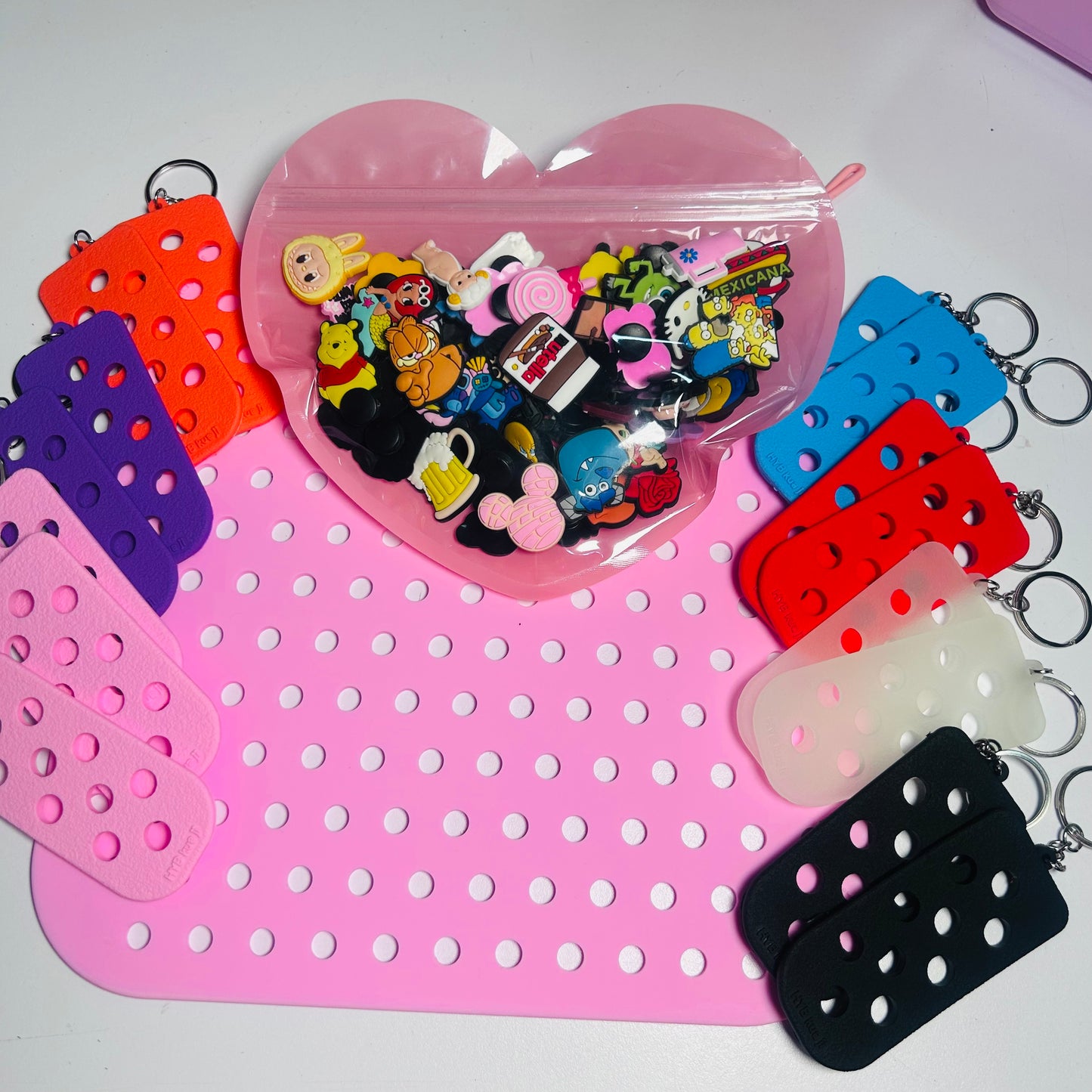 Paquete Surtido Croc Llavero + Charms 🔥