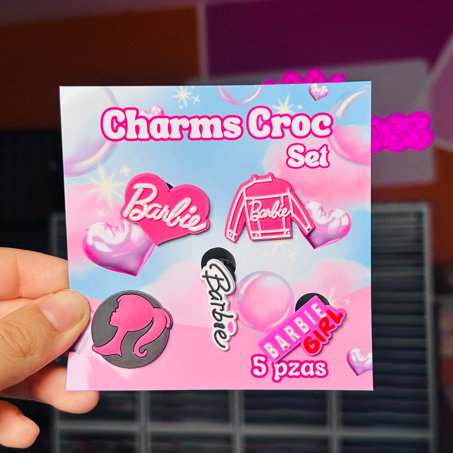 Set Charm Croc 18