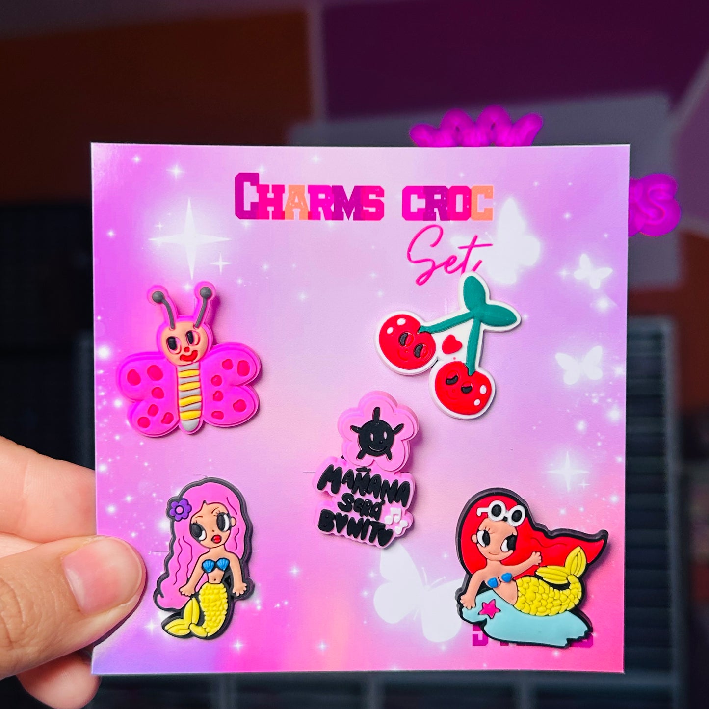 Set Charm Croc 15