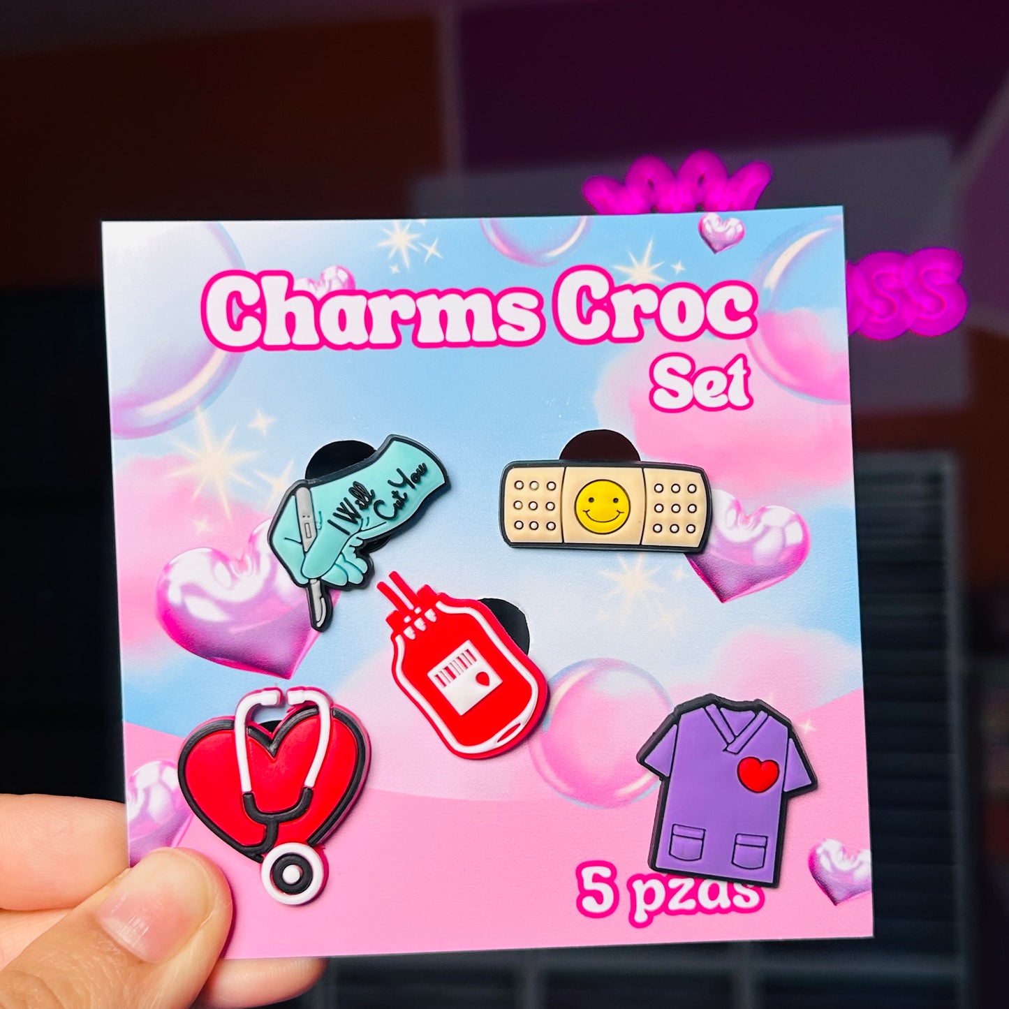 Set Charm Croc 04