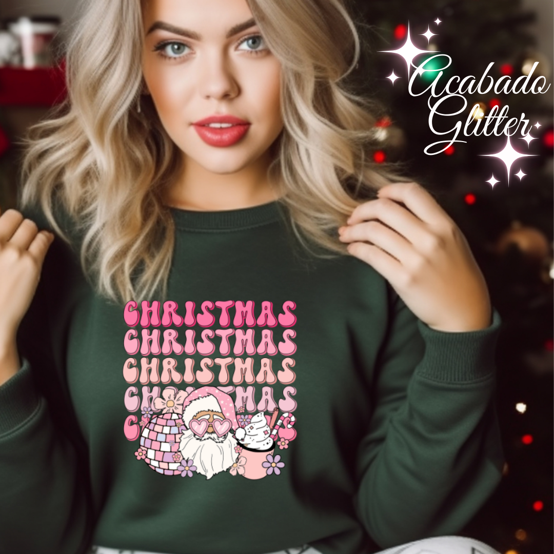 DTF GL03 Navidad Rosa