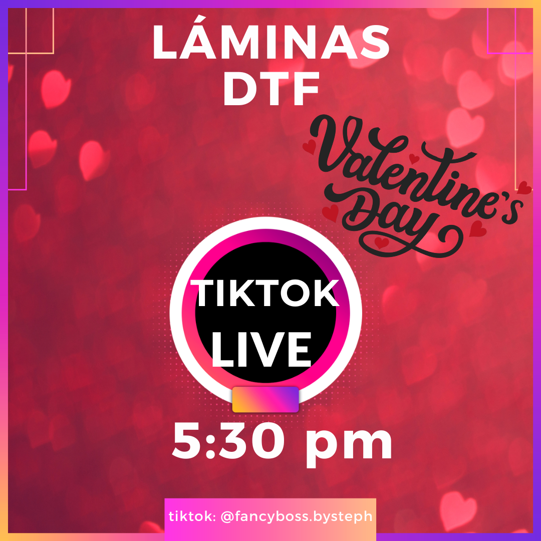 LIVE TIKTOK DFT Textil Láminas