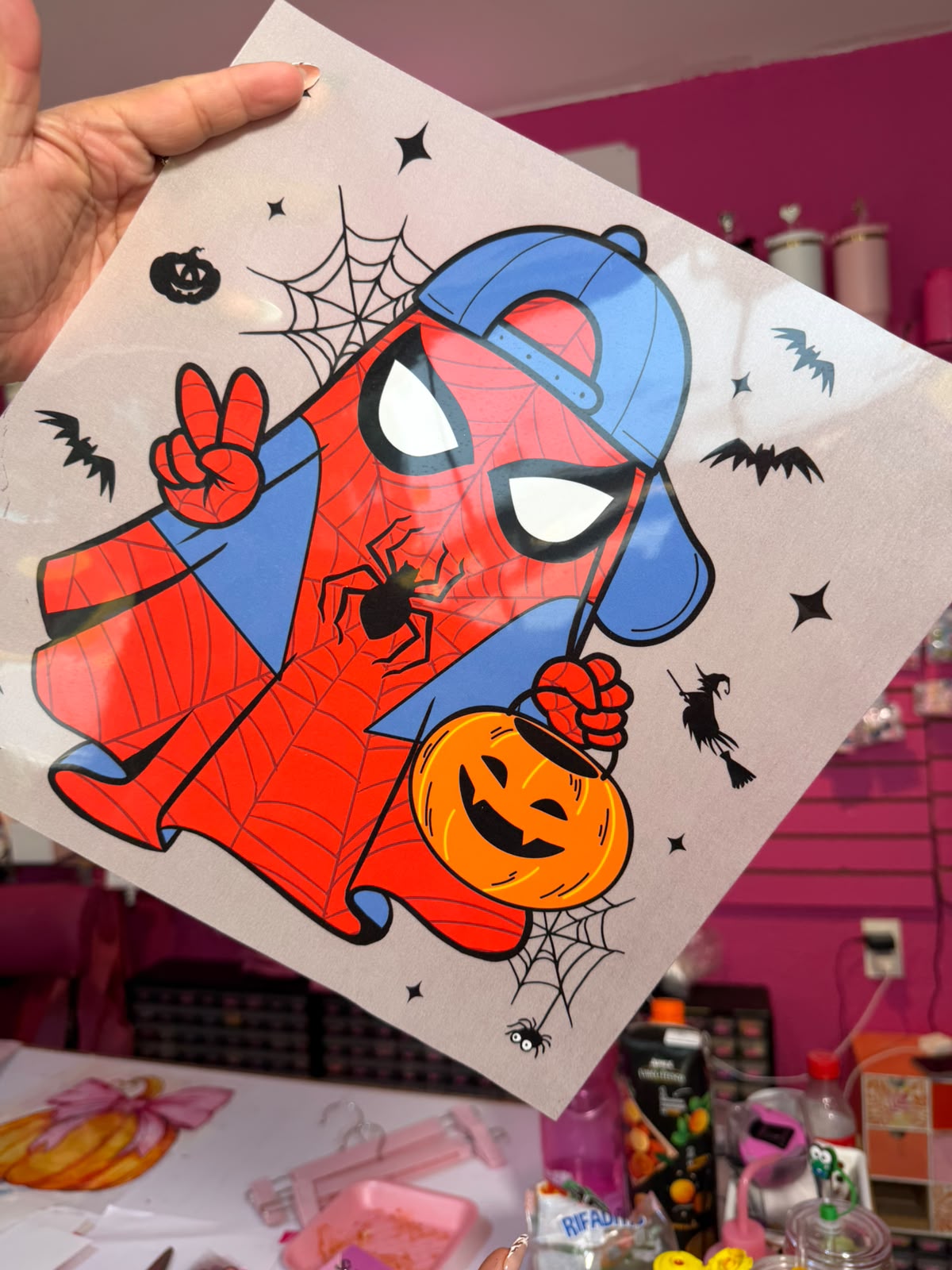 DTF Textil Fotoluminiscente 55 Halloween