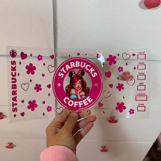 DTFUV 68 Disney Princesas. La Sirenita, Ariel. Café