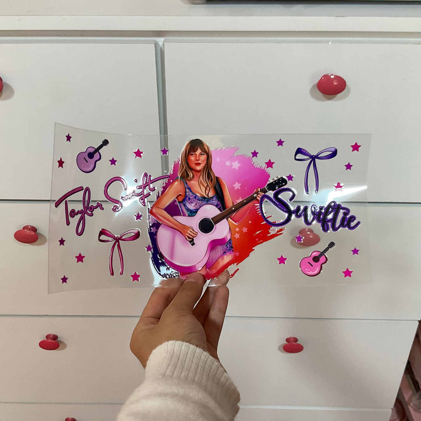 DTFUV 91 Taylor Swift Guitarra Morada