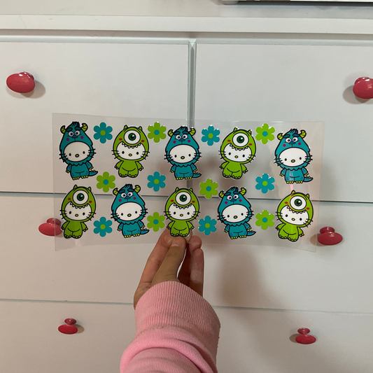 DTFUV 123 Sanrio Hello Kitty Monsters Inc.