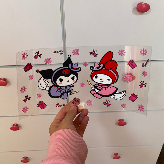 DTFUV 137 Sanrio Kuromi y My Melody Navidad