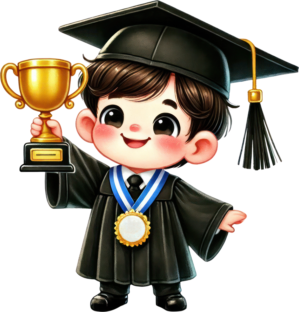 Sticker UV Glitter 02 Graduación