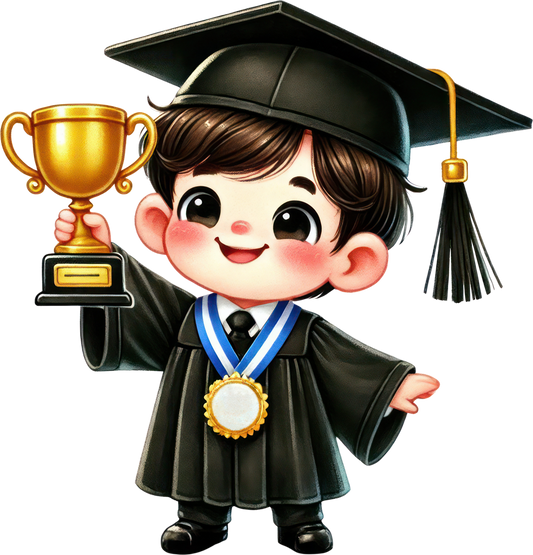 Sticker UV Glitter 02 Graduación
