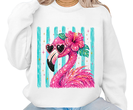 DTF Textil 03 Animales. Flamenco