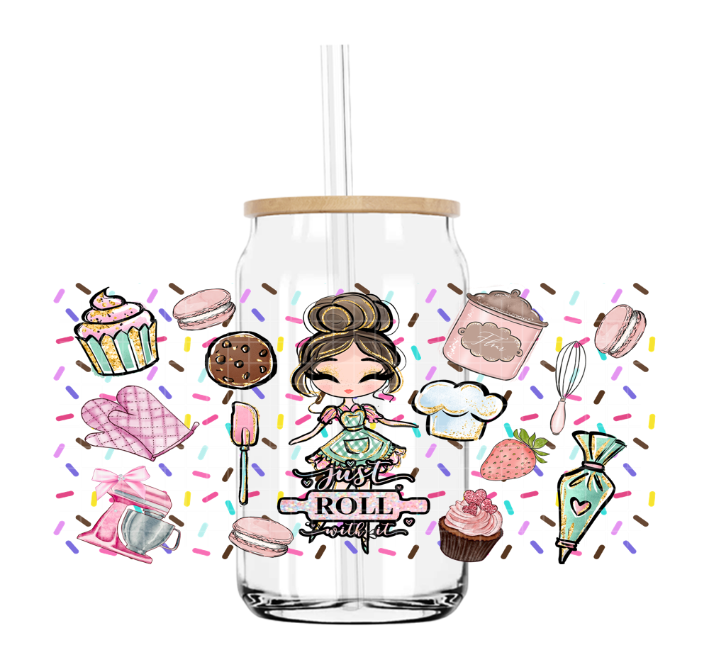 DTFUV 288 Comida Girly. Just Roll With It