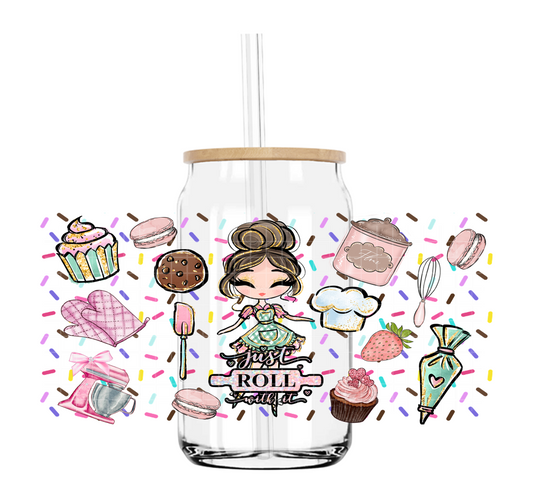 DTFUV 288 Comida Girly. Just Roll With It