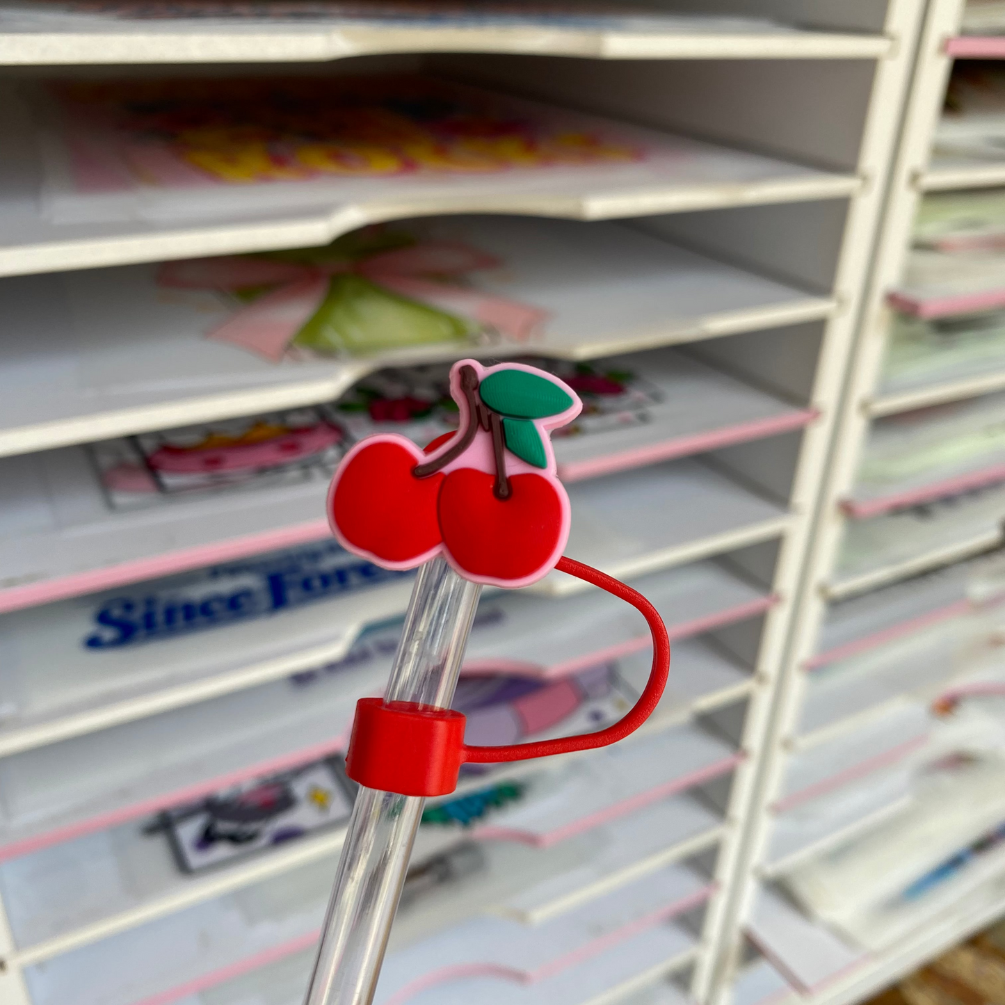 Cubrepopote Silicón 442 Comida. Cerezas