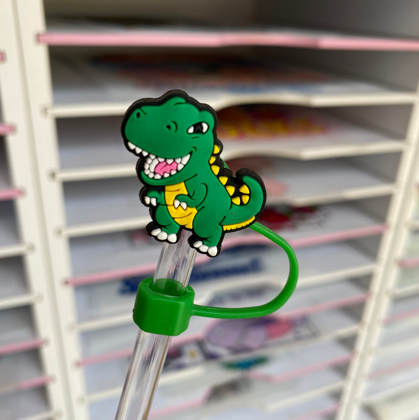 Cubrepopote Silicón 430 Dinosaurio