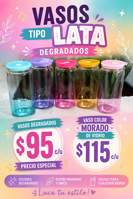 Paquete Vaso Degradado