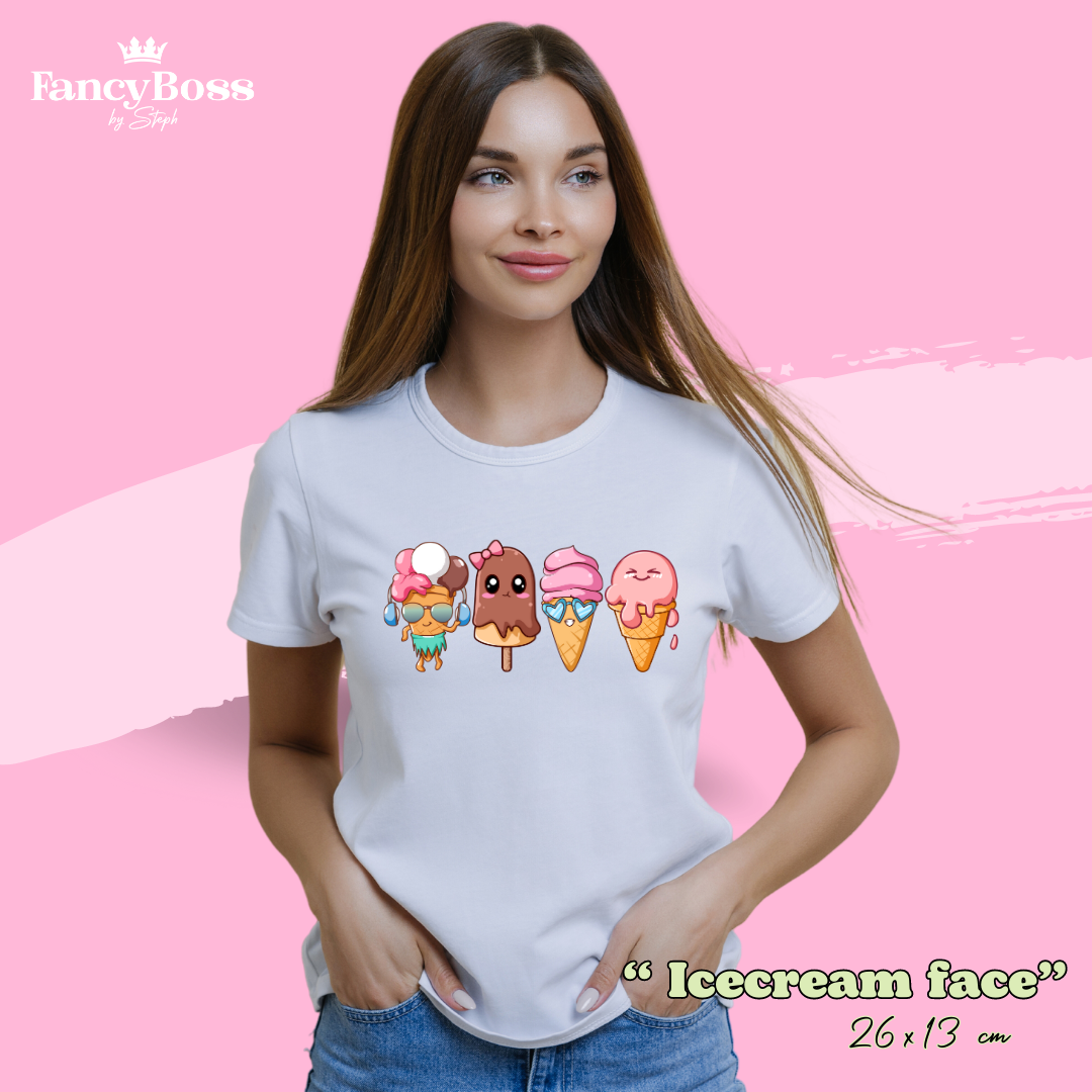 Icecream Face Template