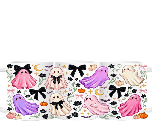 Taza UV 105 halloween, fantasmas