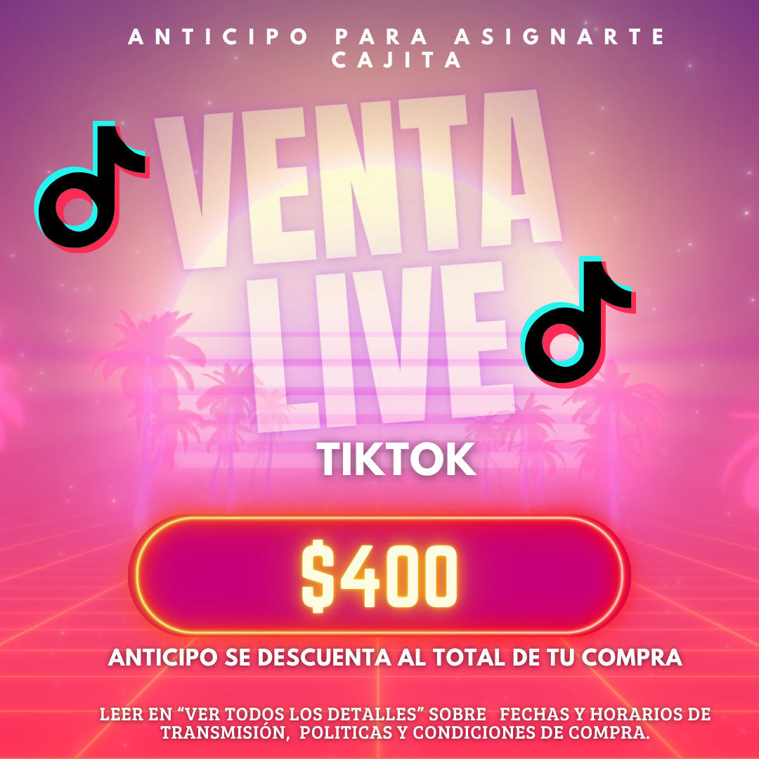 Live Tiktok (fecha y horarios en la descripción)