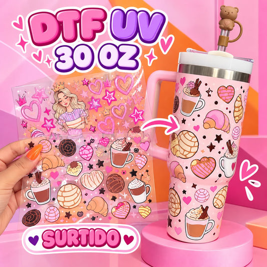DTF UV 30 oz| Surtido