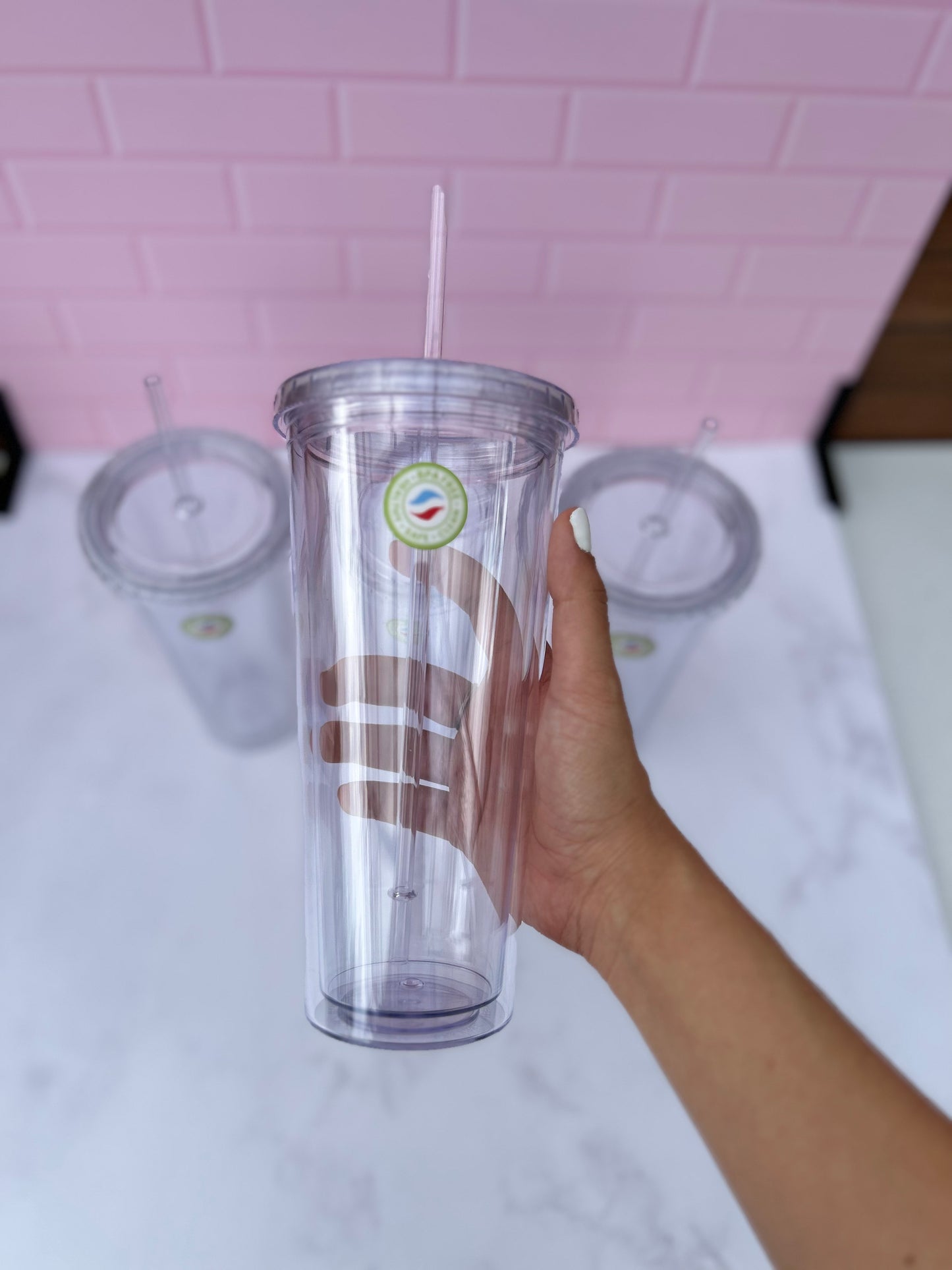 Vaso Clasico Acrílico